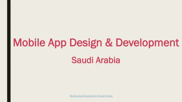 Best Mobile App Developers Saudi Arabia| Mobile application development Saudi Arabia