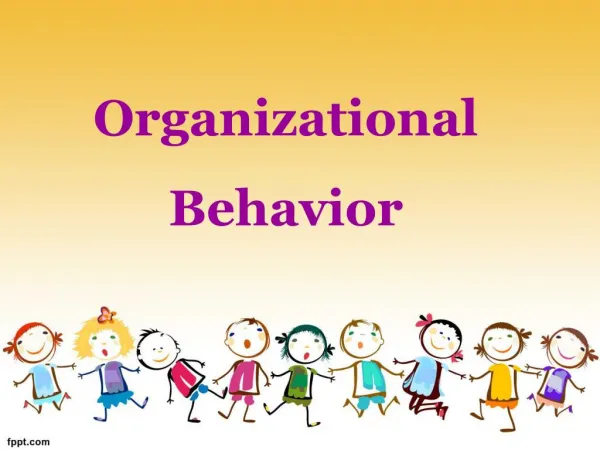 organizational behavior