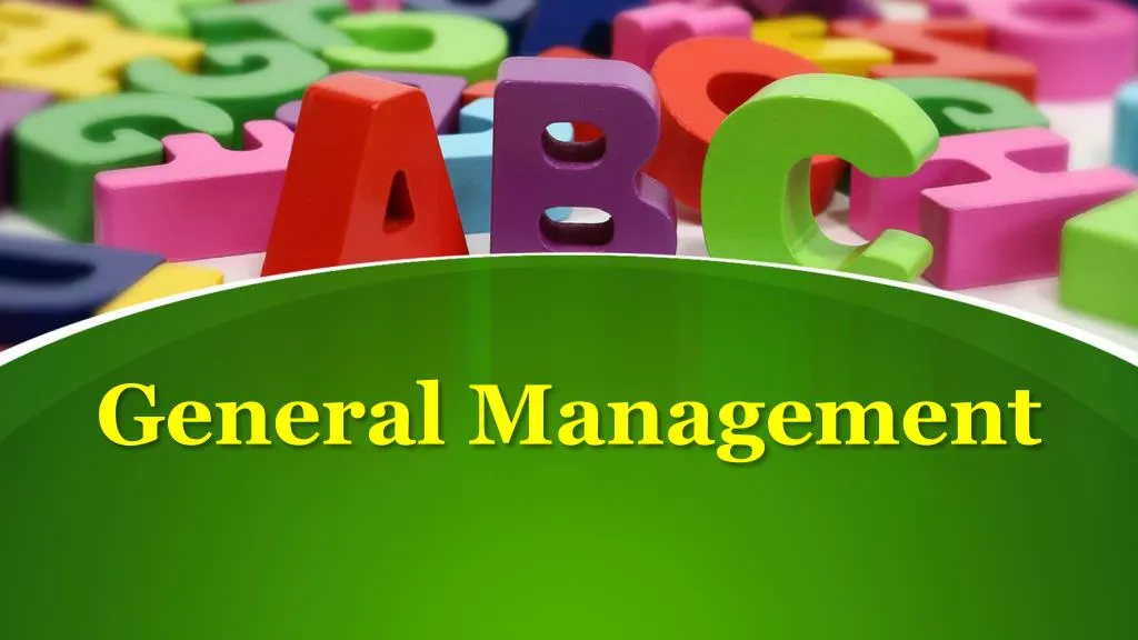 general management