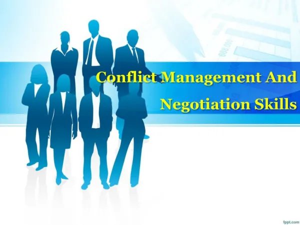 conflict management and negotiation skills