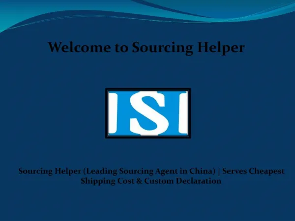 Product Sourcing Services, best sourcing services