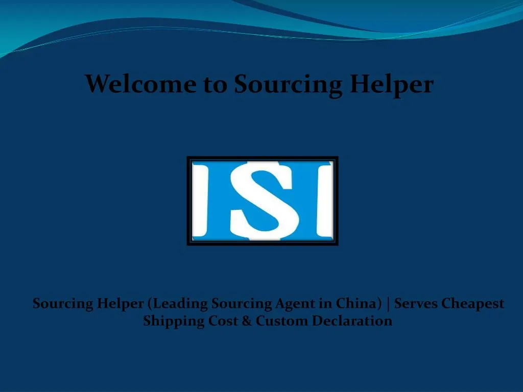 welcome to sourcing helper