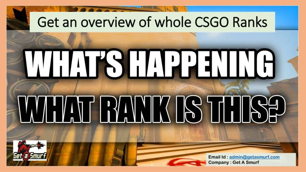 get an overview of whole csgo ranks