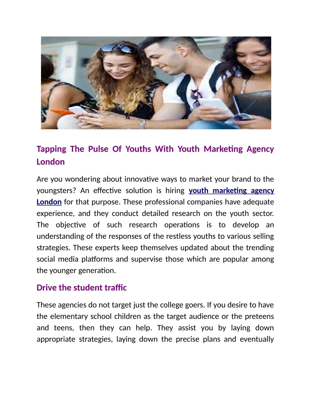 tapping the pulse of youths with youth marketing