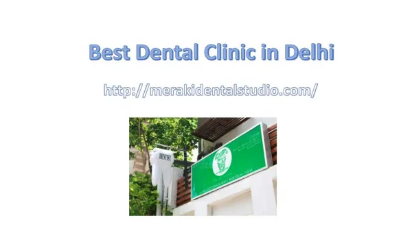 Best Dental Clinic in Delhi - Meraki Dental Studio