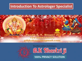 Introduction To Astrologer Specialist - slide 1