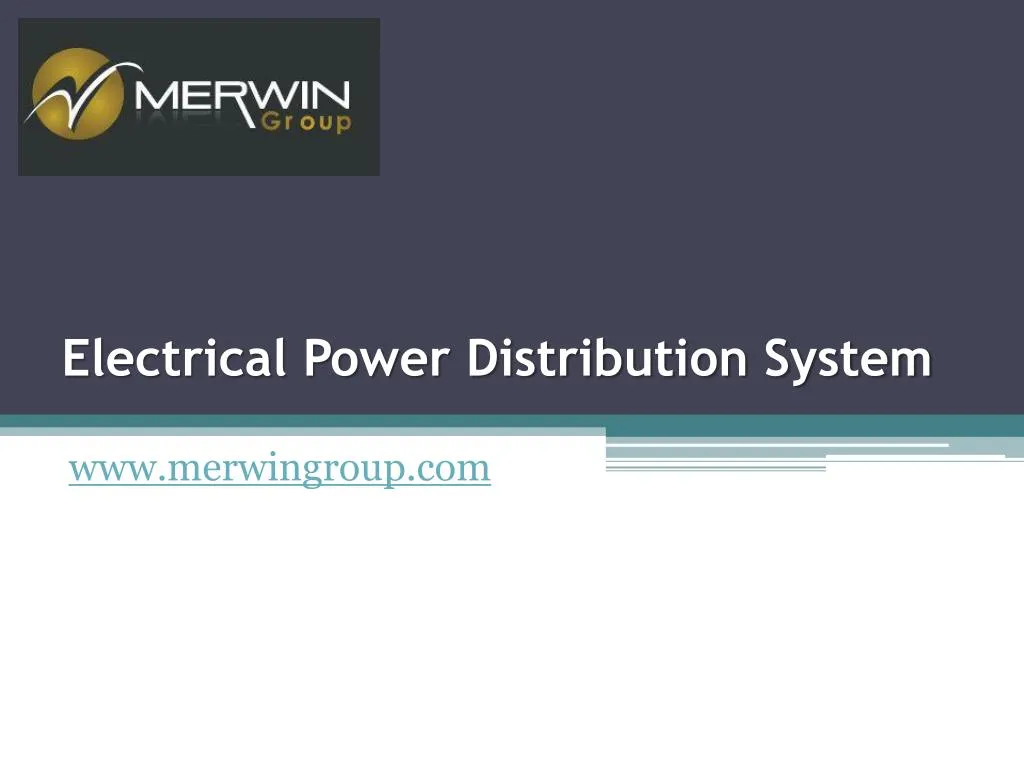 electrical power distribution system