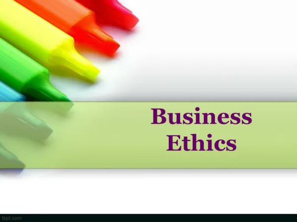 business ethics