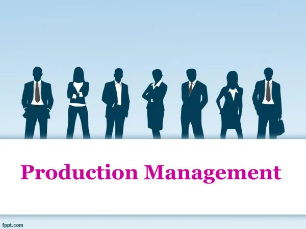 production management