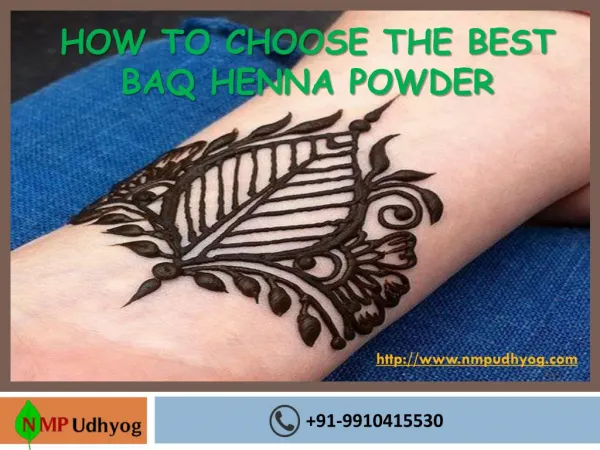 How to Choose the Best BAQ Henna Powder