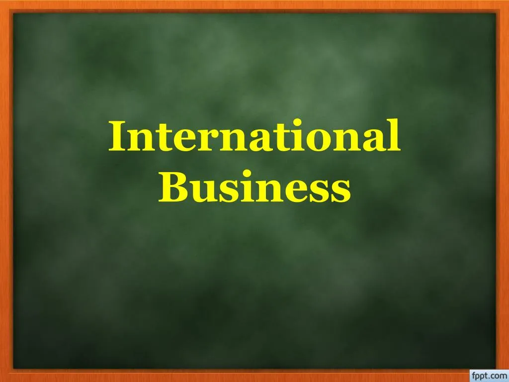 international business