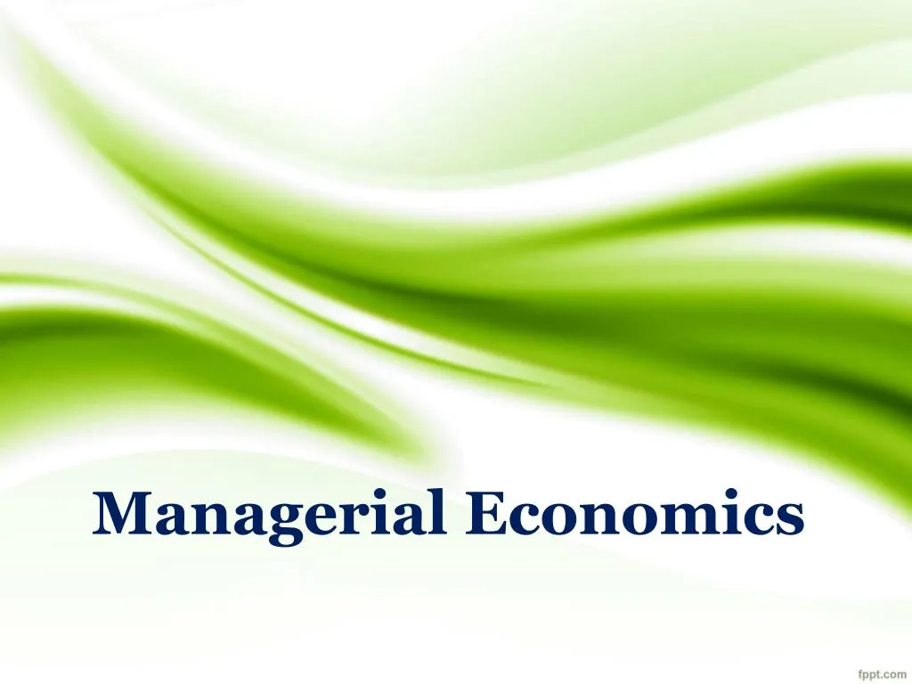 managerial economics