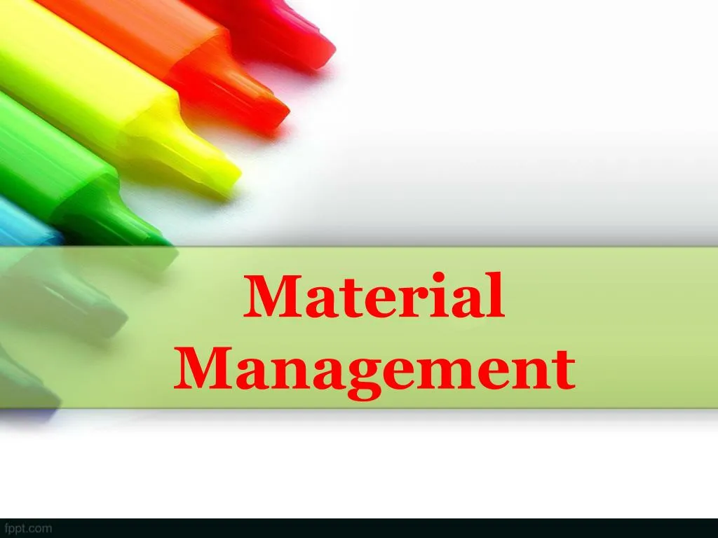 material management