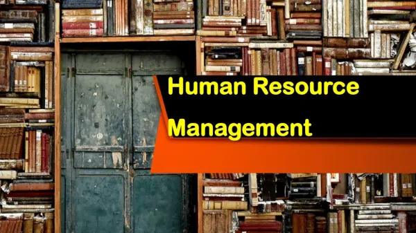 human resource management