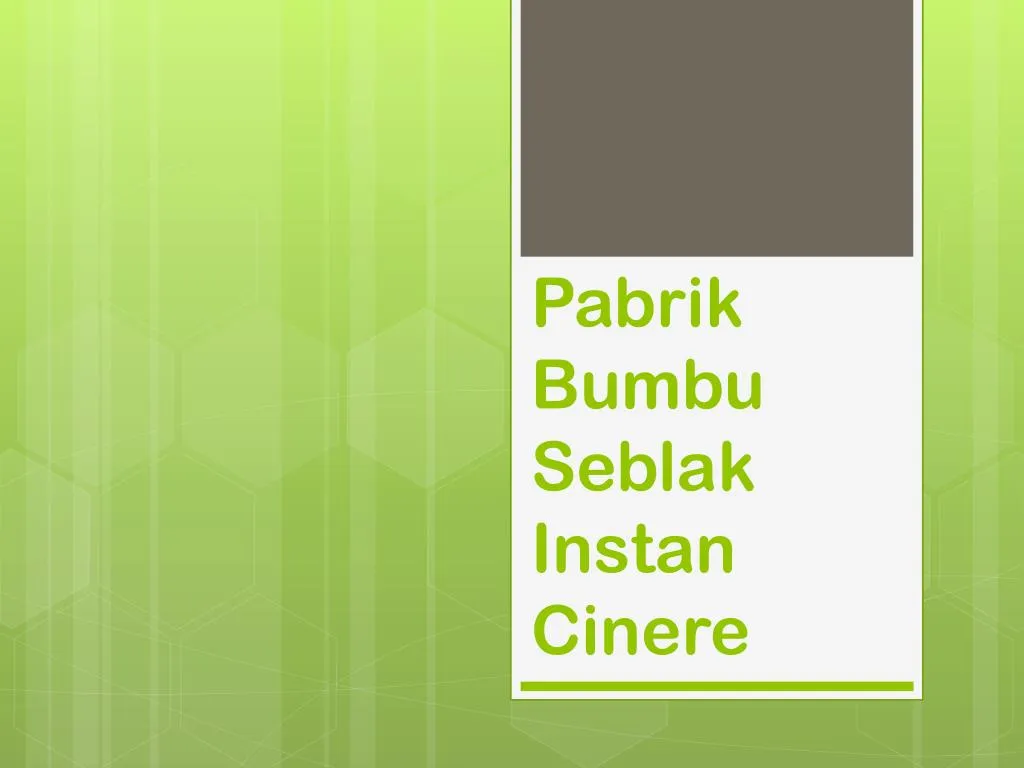 pabrik bumbu seblak instan cinere