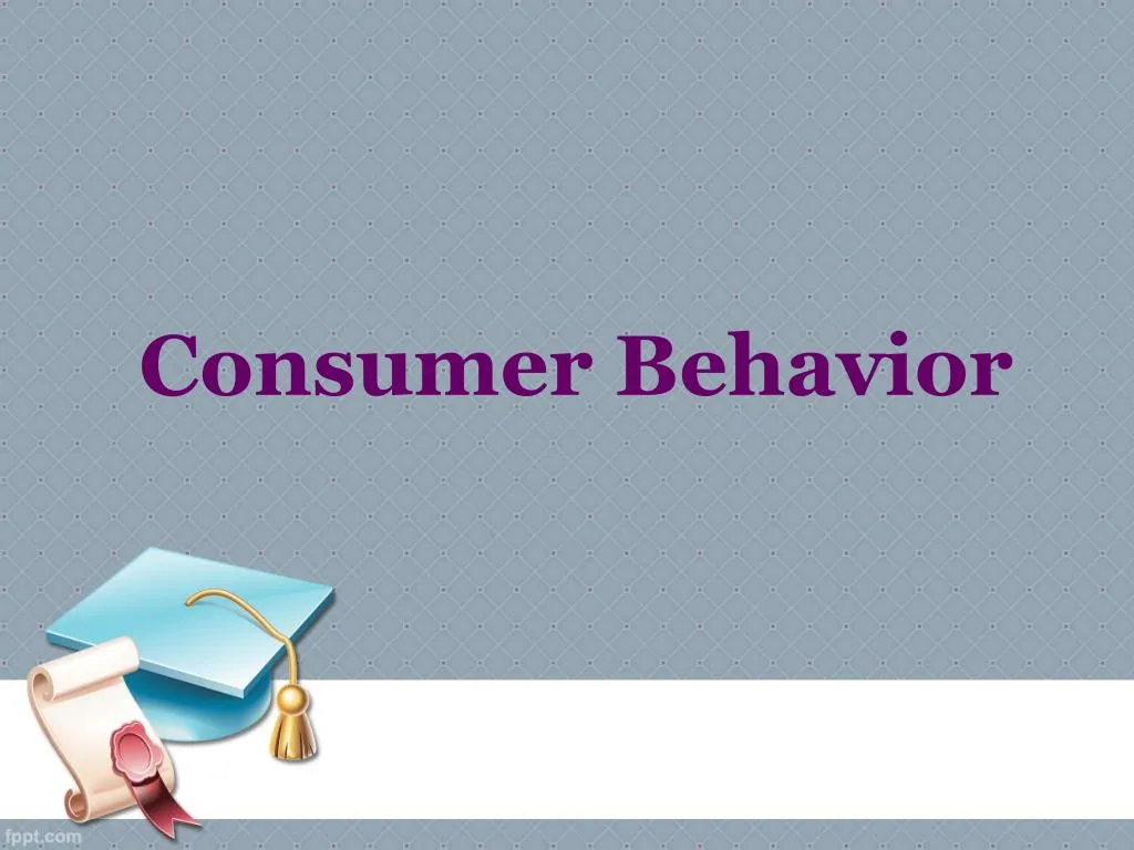 consumer behavior