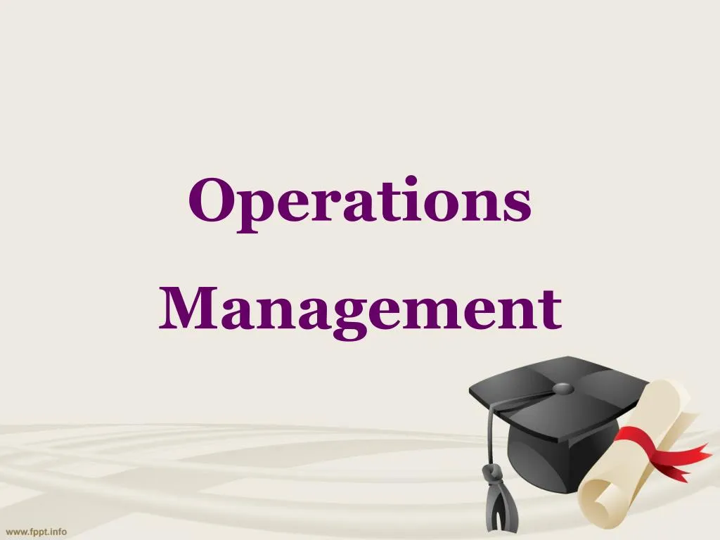 operations management