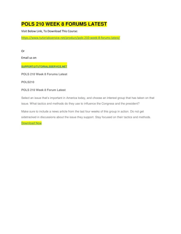 pols 210 week 8 forums latest
