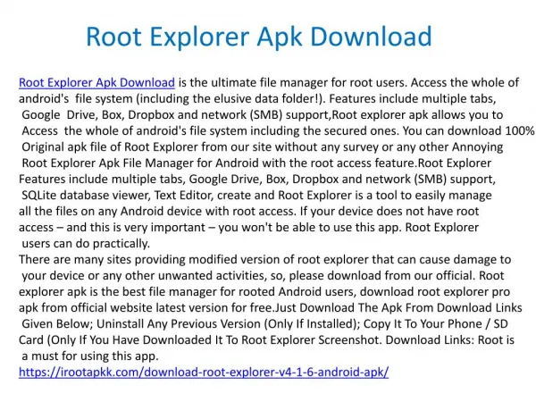 Root Explorer Apk Latest Version
