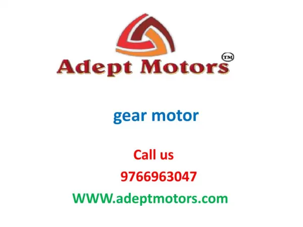 geared motor manufacturers in india| geared electric motor