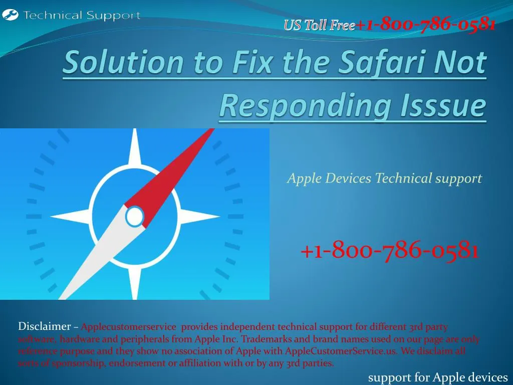 solution to fix the safari not responding isssue