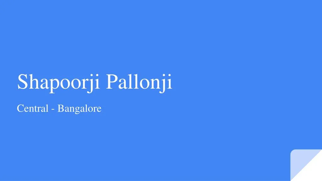 shapoorji pallonji