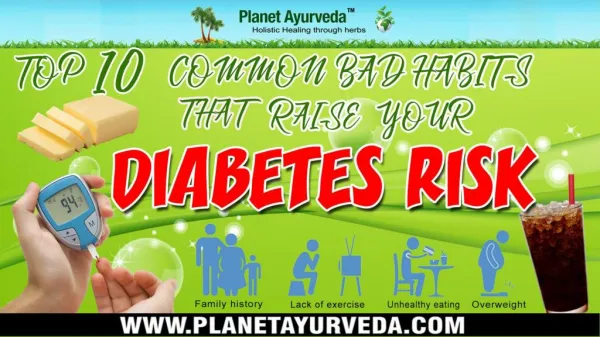 Top 10 Common Bad Habits That Raise Your Diabetes Risk