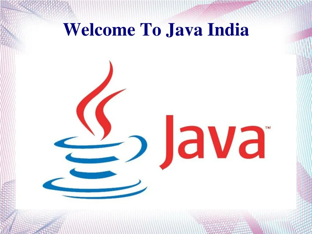 welcome to java india