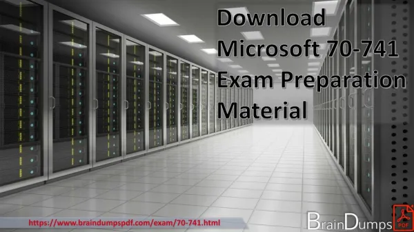 The Latest Microsoft 70-741 Exam Study Guide