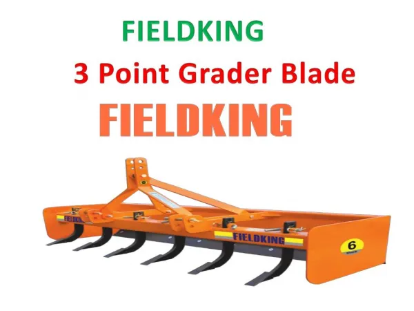 Fieldking- Tractor Box Blade