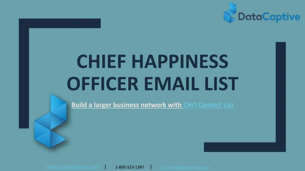chief happiness officer email list