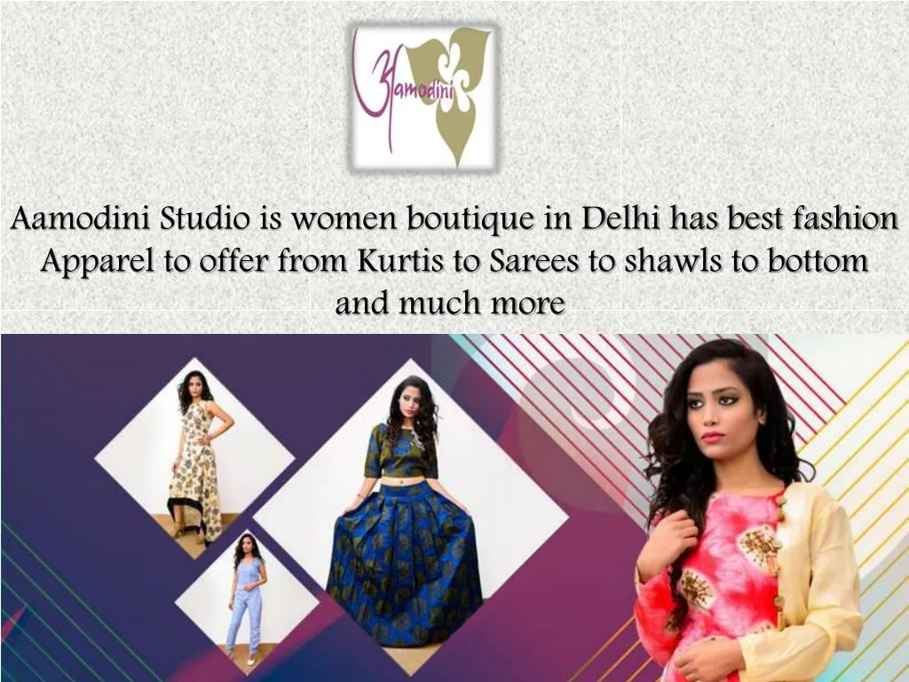 aamodini studio is women boutique in delhi