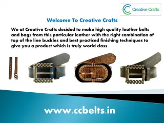 Leather Belts - slide 1