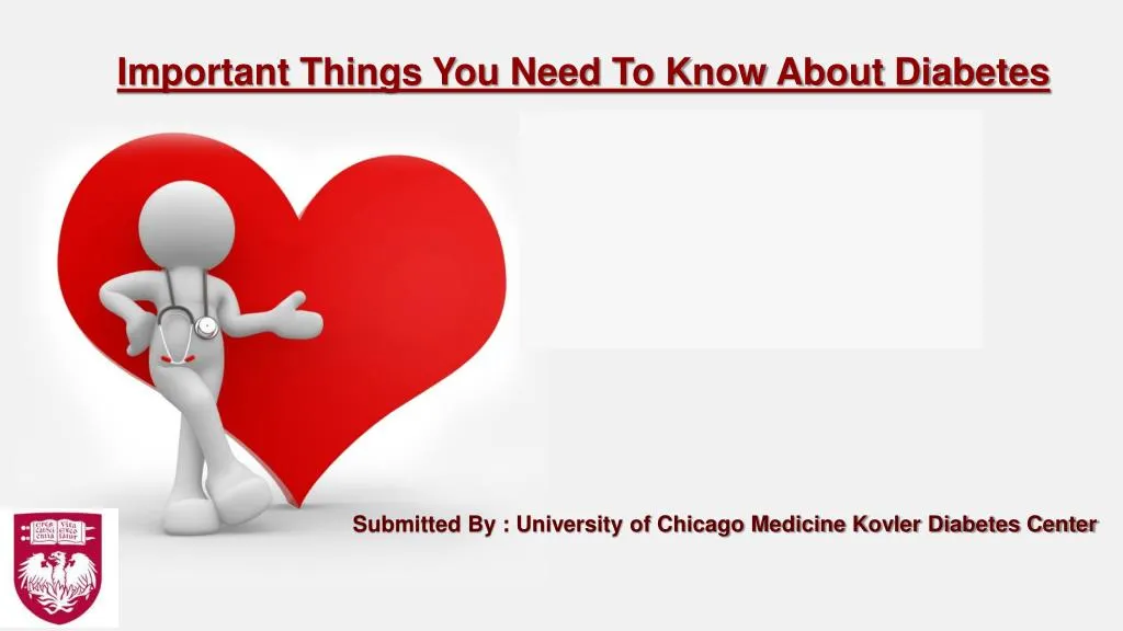 submitted by university of chicago medicine kovler diabetes center