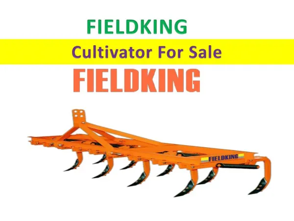 Fieldking – Field Cultivator For Sale