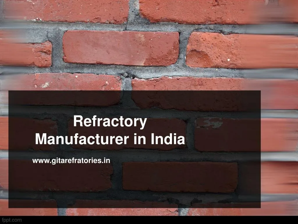 refractory manufacturer in india