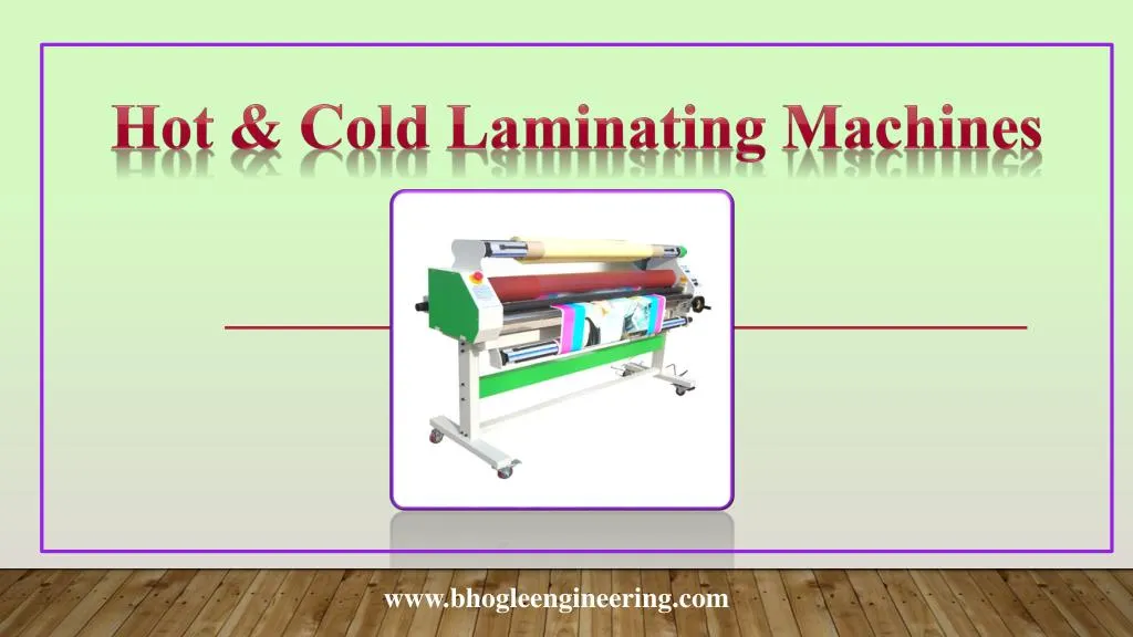 hot cold laminating machines