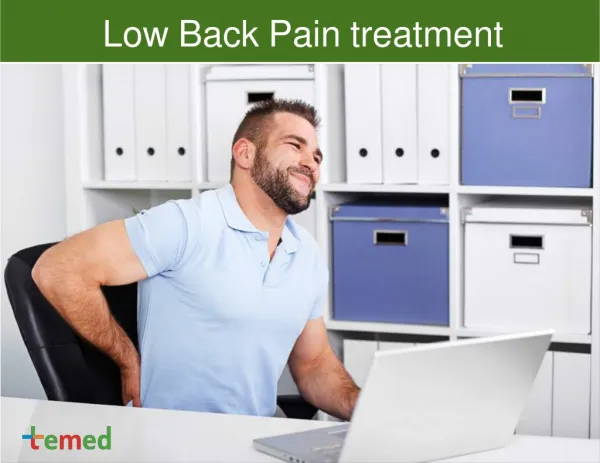 Lower Back Pain: causes, symptoms and treatments. TeMed.com