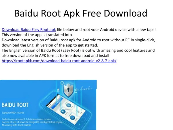 Baidu Root Apk