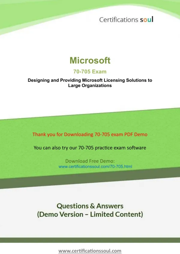Microsoft 70-705 Exam Dumps