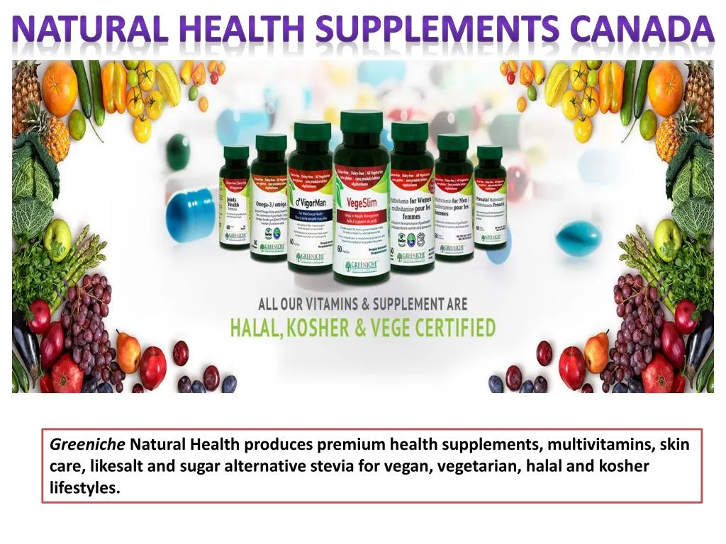 natural health supplements canada