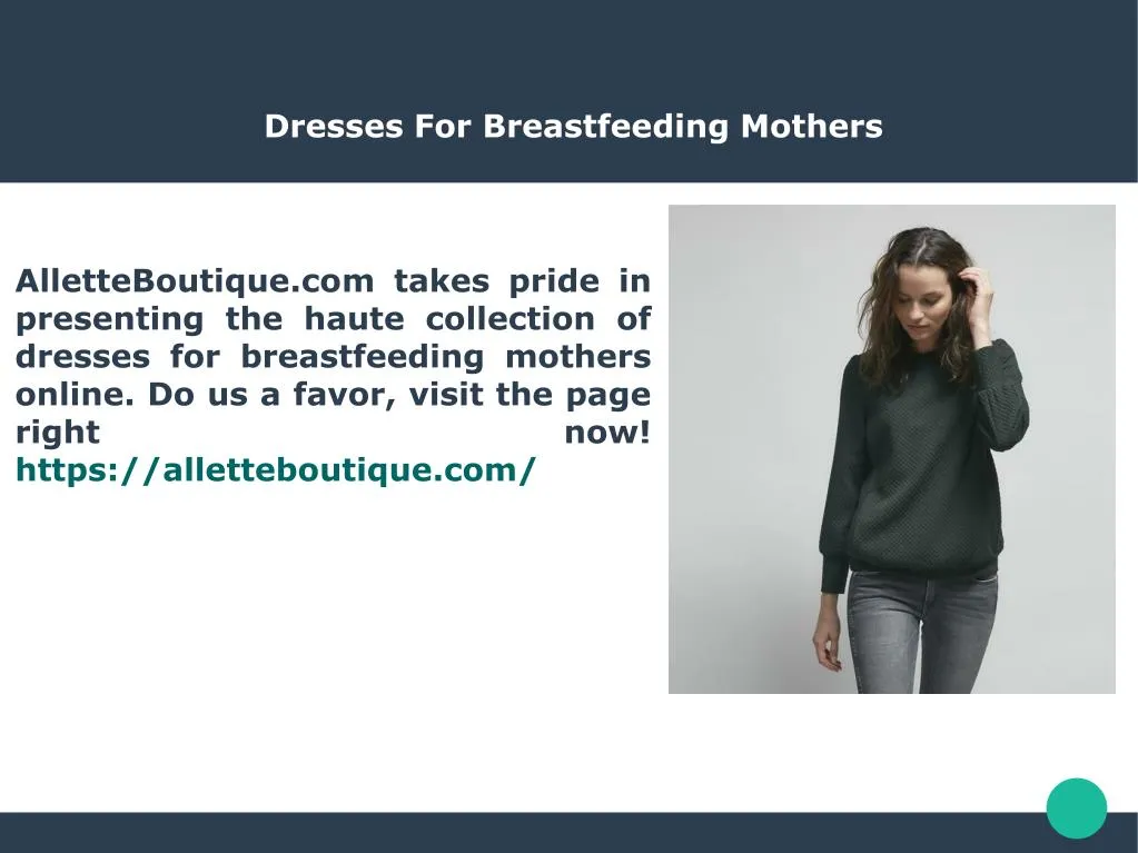 dresses for breastfeeding mothers