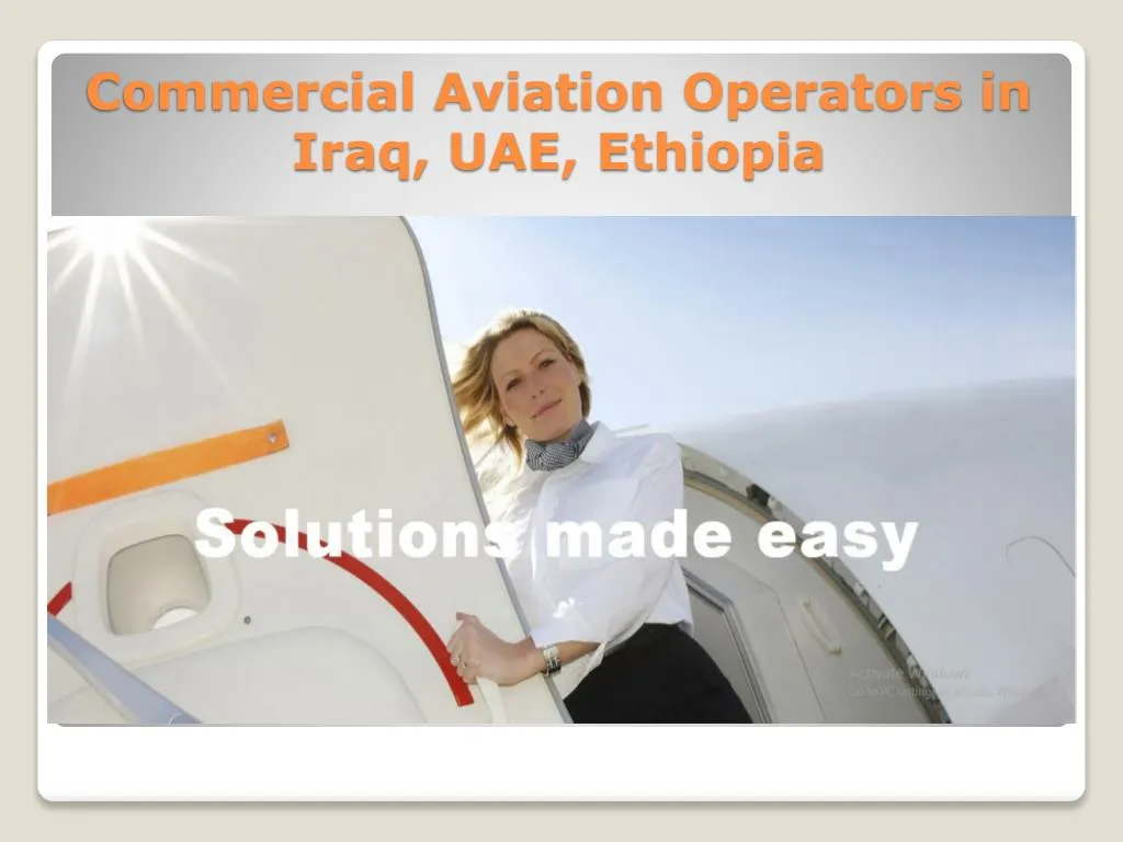 commercial aviation operators in iraq uae ethiopia