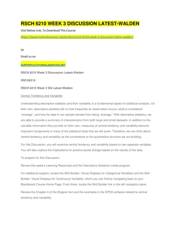 rsch 6210 week 3 discussion latest walden