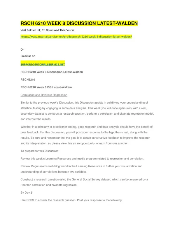 rsch 6210 week 8 discussion latest walden