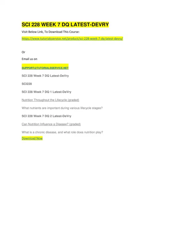 sci 228 week 7 dq latest devry