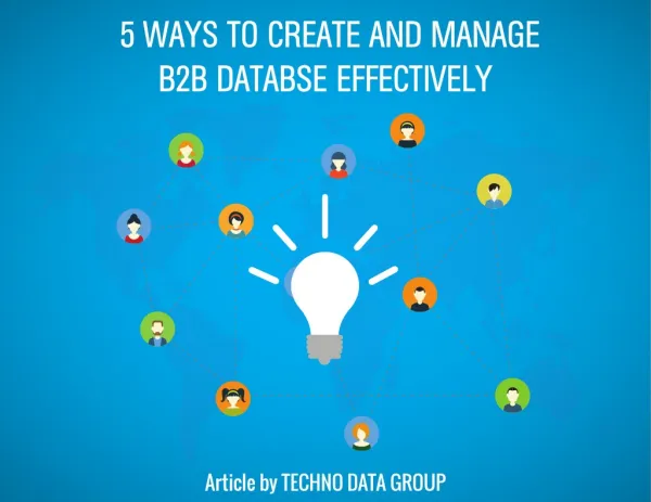 B2B Data Building | Database Building Services