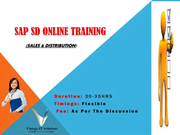 SAP SD Training PPT
