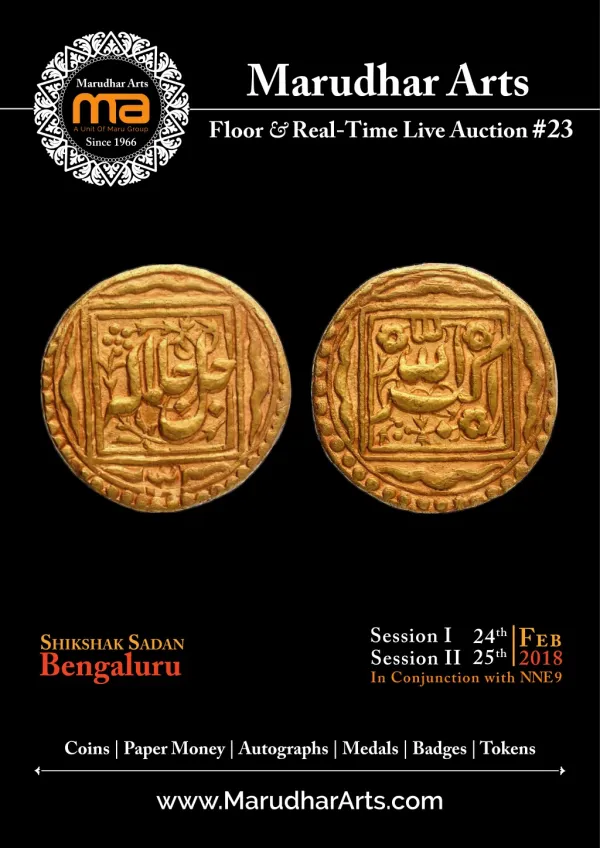 Marudhar Arts Floor & Real - Time Live Auction #23
