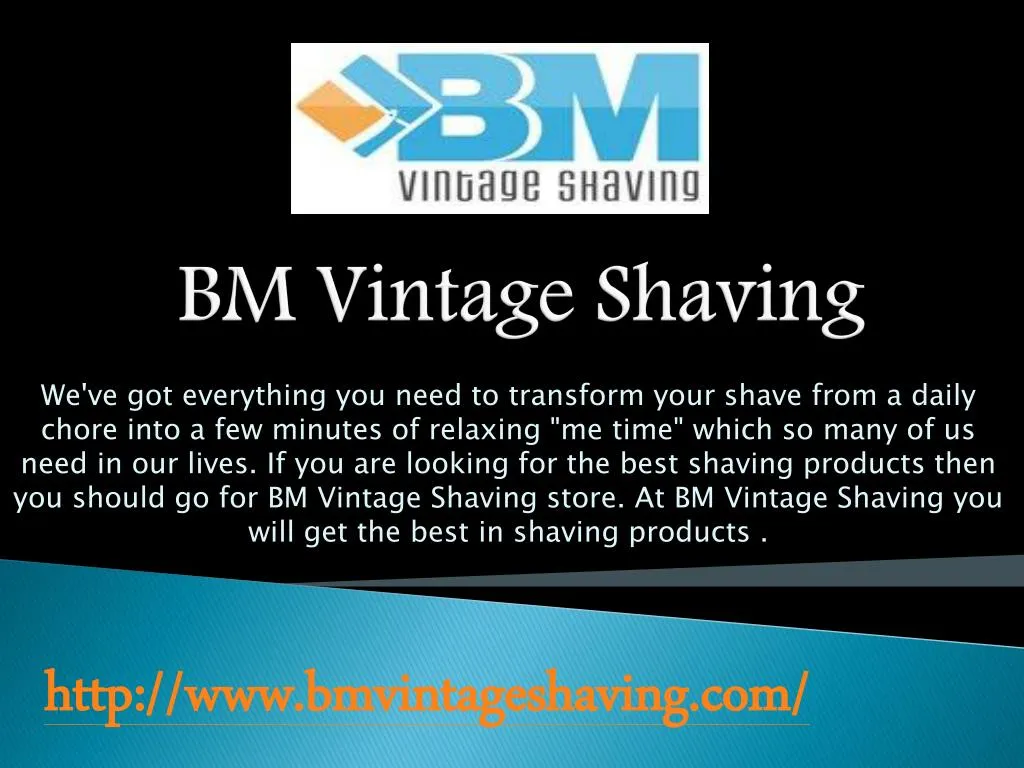 bm vintage shaving